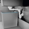 Syfon do zlewozmywaka granitowego 1-komorowego stal, Space-Saver Lux Deante