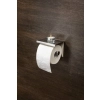 Uchwyt na papier toaletowy ścienny - z półką Round Deante, chrom
