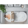 Wąż prysznicowy 150 cm rozciągliwy chrom, Anti-twist Deante