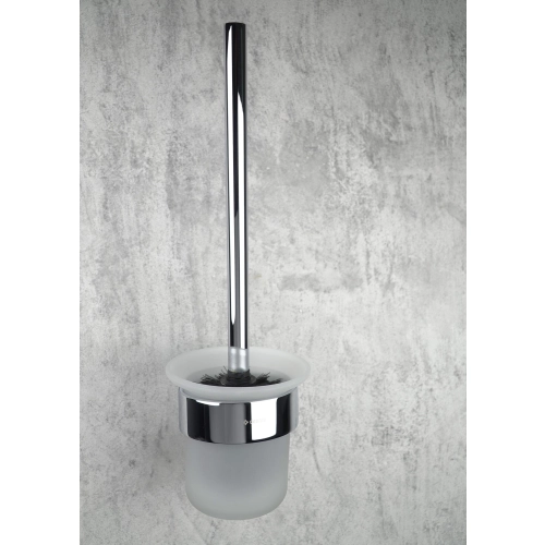 Szczotka WC wisząca Round Deante, chrom