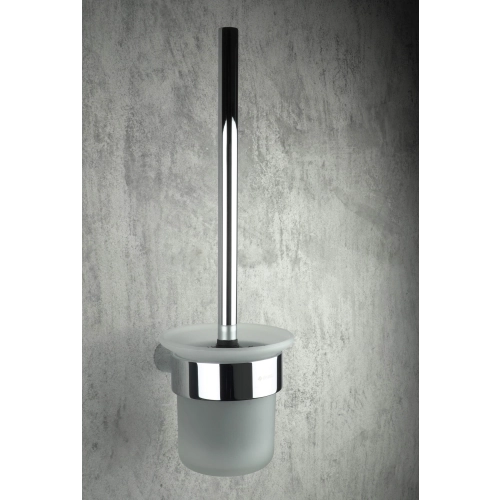Szczotka WC wisząca Round Deante, chrom