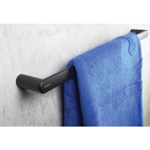 Wieszak ścienny na ręcznik - 60 cm Round Deante, nero