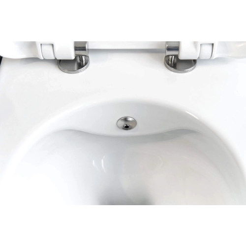 Miska WC z funkcją bidetu z baterią mieszaczową biała, Peonia Deante
