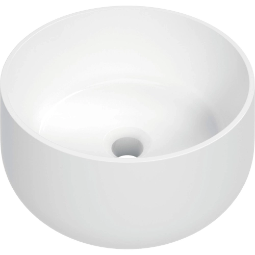 Umywalka ceramiczna nablatowa, Deante, biały