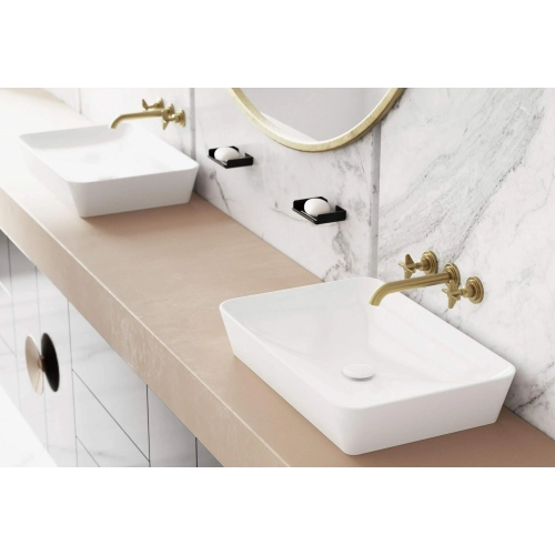 Korek ceramiczny do umywalki lub bidetu biały, Click-Clack Deante