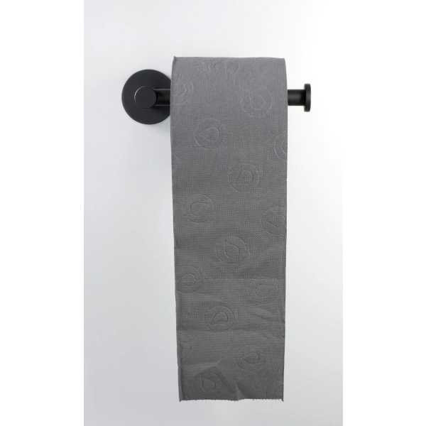 Uchwyt na papier toaletowy - ścienny, Deante, nero