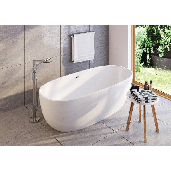 Wieszak ścienny na ręcznik - 60 cm chrom, Round Deante