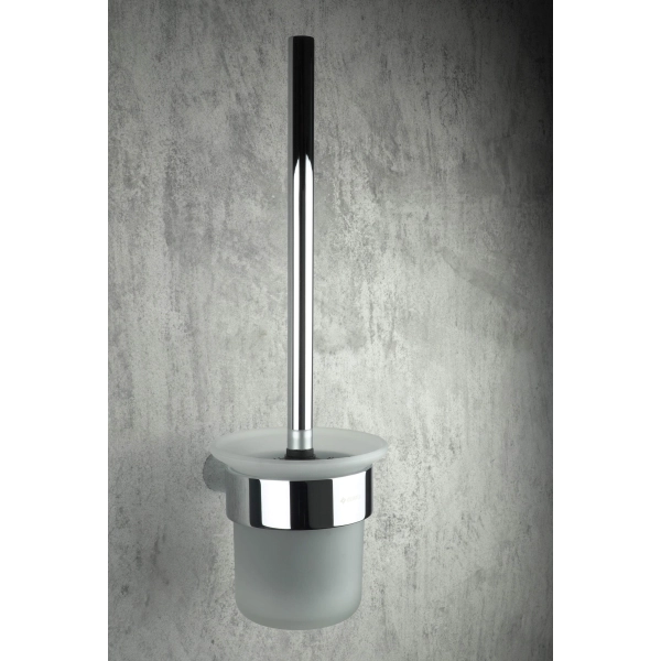 Szczotka WC wisząca chrom, Round Deante