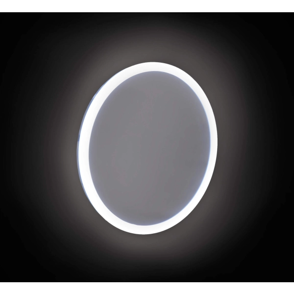 Lusterko kosmetyczne magnetyczne - podświetlenie LED chrom, Round Deante