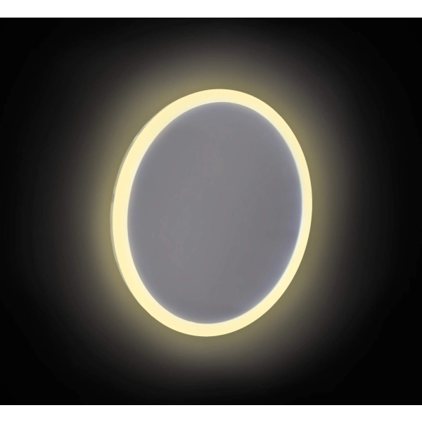 Lusterko kosmetyczne magnetyczne - podświetlenie LED chrom, Round Deante