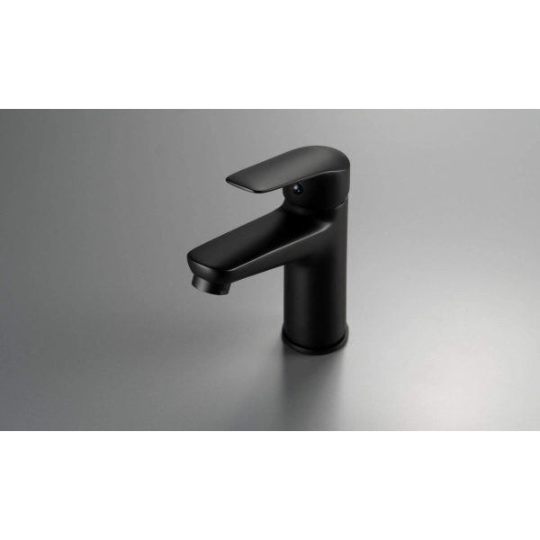 Bateria umywalkowa stojąca czarny mat Nero, Boro Deante