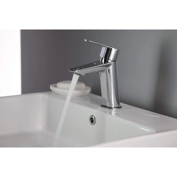 Bateria umywalkowa, Deante, chrom