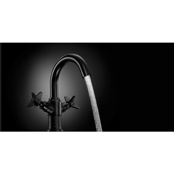 Bateria umywalkowa, Deante, nero