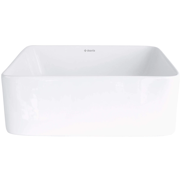 Umywalka ceramiczna nablatowa, Deante, biały