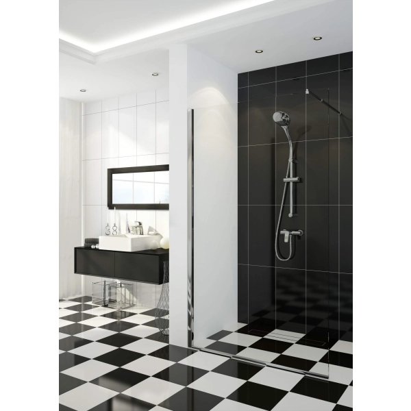 Umywalka nablatowa/ścienna 60x50 cm prostokątna biała, Temisto Deante