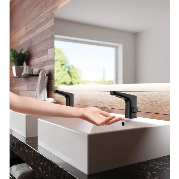 Umywalka nablatowa/ścienna 60x50 cm prostokątna biała, Temisto Deante