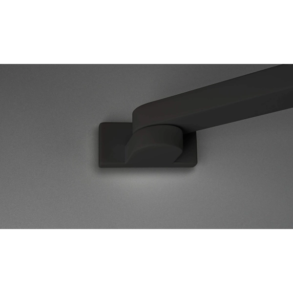 Ścianka prysznicowa walk-in 120 cm - przesuwna, Deante, nero