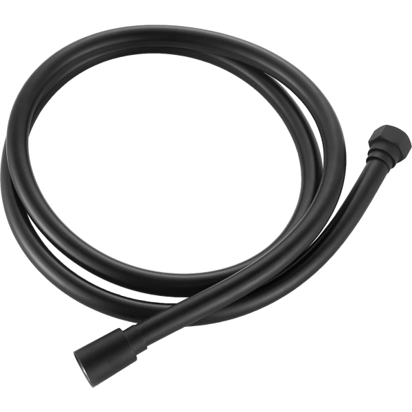 Wąż prysznicowy PCV - 150 cm czarny mat Nero, Boro Deante