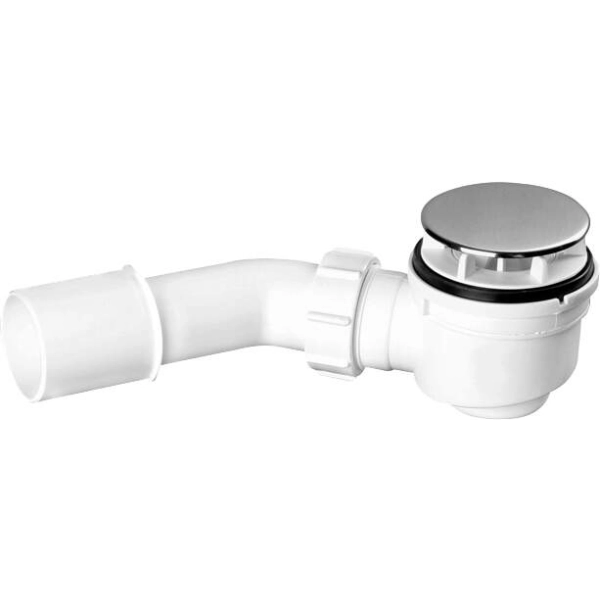 Syfon do brodzika czyszczony od góry 50 mm chrom, Easy-Clean Deante