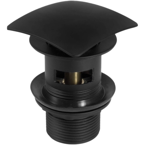 Korek do umywalki lub bidetu - z przelewem, Deante, nero