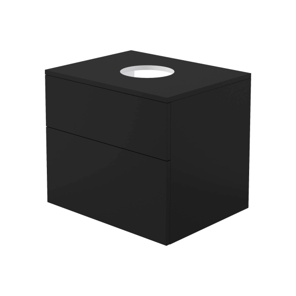 Szafka umywalkowa 60 cm z blatem, Deante, nero