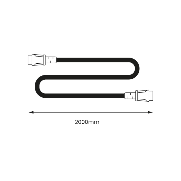 Kabel przedłużający do Fokus 100W - 2m, Eko-light