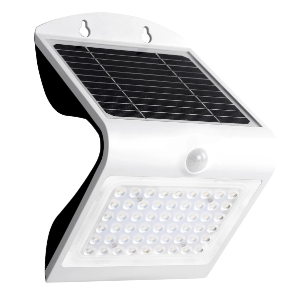 Kinkiet Solarny Butterfly 3,2W Biały IP65 400lm, Eko-light