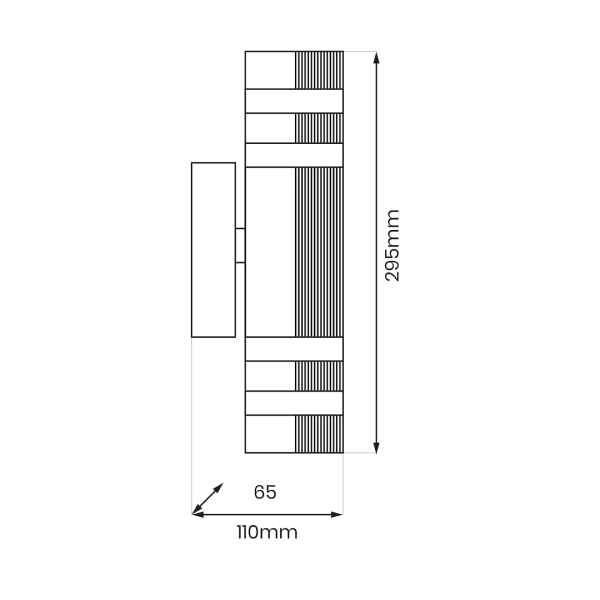 Kinkiet Vini 2xGU10 IP54, Eko-light