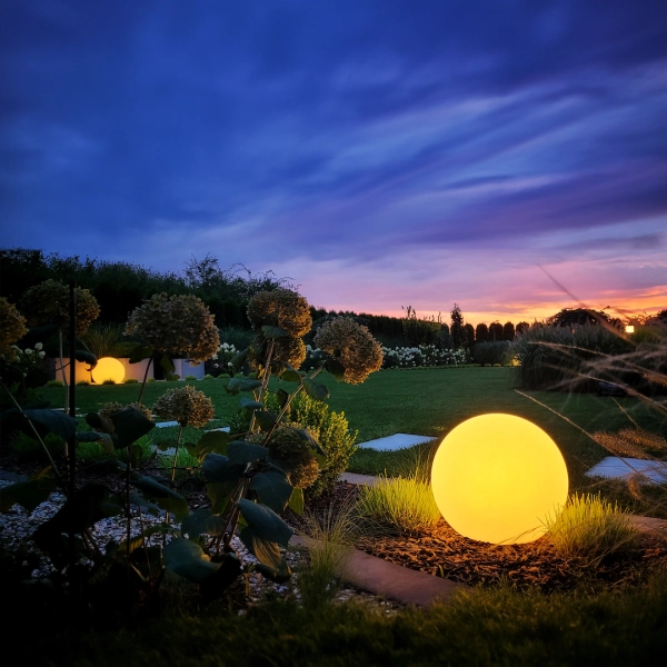 Kula Ogrodowa Globo Fi400 + Żarówka E27 IP44, Eko-light