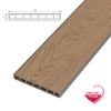 Deska ogrodzeniowa pozioma/sztacheta kompozytowa GAMRAT Premium, wzór drewna, orzech 150 x 19 x 2000mm