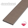 Deska ogrodzeniowa pozioma/sztacheta kompozytowa GAMRAT Classic, szczotkowana, ciemny brąz 150 x 19 x 2000mm