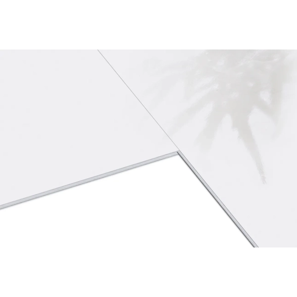 Panele ścienne winylowe biały połysk Inspiro Snow 75x45 cm