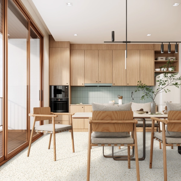 Panele winylowe samoprzylepne ze zintegrowanym podkładem FELIZIA AZURE KLASA 32 3,5 mm, Senso Unik Gerflor