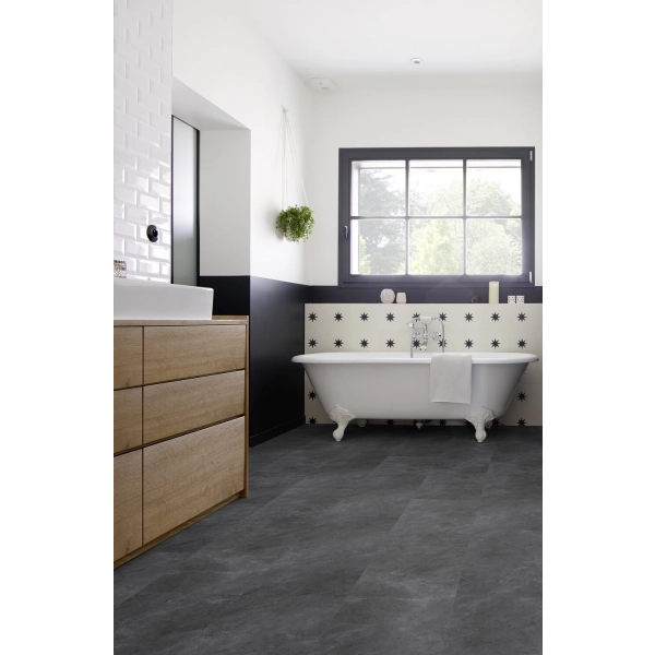 Panele winylowe ze zintegrowanym podkładem GREY MARBLE KLASA 33 5,7 mm, Senso Premium Rigid AC Gerflor