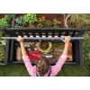 Ławka ogrodowa ze schowkiem KETER Eden Garden Bench 265 l., efekt drewna - kremowy