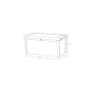 Skrzynia ogrodowa KETER Borneo Storage Box – pojemnik na akcesoria z funkcją siedziska dla 2 osób | 130 cm, odporna na warunki atmosferyczne
