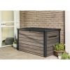Skrzynia ogrodowa KETER Deco deck box 870 l. z technologią DecoCoat™ – stylowy i pojemny schowek - walnut