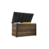 Skrzynia ogrodowa KETER Deco deck box 870 l. z technologią DecoCoat™ – stylowy i pojemny schowek - walnut