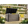 Skrzynia ogrodowa KETER Deco deck box 870 l. z technologią DecoCoat™ – stylowy i pojemny schowek - lashwood