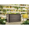 Skrzynia ogrodowa KETER Deco deck box 870 l. z technologią DecoCoat™ – stylowy i pojemny schowek - lashwood