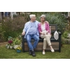 Skrzynia / Ławka ogrodowa KETER Deco Garden Bench 227 l. - Siedzisko 2-osobowe | walnut