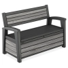 Skrzynia / Ławka ogrodowa KETER Deco Garden Bench 227 l. - Siedzisko 2-osobowe | grey