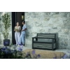 Skrzynia / Ławka ogrodowa KETER Deco Garden Bench 227 l. - Siedzisko 2-osobowe | grey