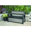 Skrzynia / Ławka ogrodowa KETER Deco Garden Bench 227 l. - Siedzisko 2-osobowe | grey