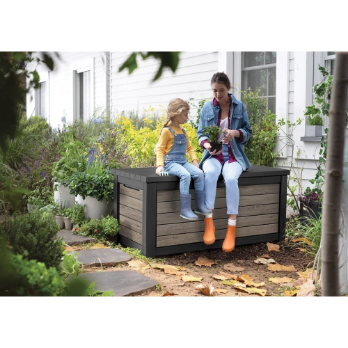Skrzynia ogrodowa Deco deck box 630 l. z technologią DecoCoat™ – Stylowy i pojemny schowek - lashwood