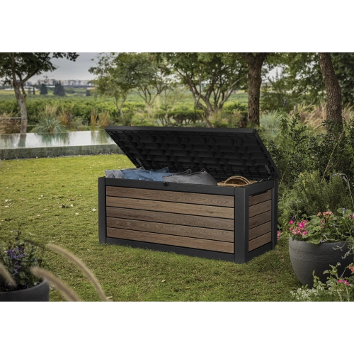 Skrzynia ogrodowa Deco deck box 630 l. z technologią DecoCoat™ – Stylowy i pojemny schowek - lashwood