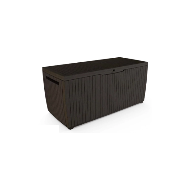 Klasyczny schowek ogrodowy z funkcją siedziska Springwood Storage Box 305L| Skrzynia do przechowywania na taras i balkon, KETER