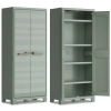 Zestaw trzech szaf ogrodowych PLANET OUTDOOR zielony, Keter/Kis