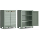 Niska szafka ogrodowa PLANET OUTDOOR LOW CABINET 100 cm zielona, Keter/Kis