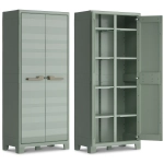 Wysoka szafa ogrodowa PLANET OUTDOOR MULTISPACE CABINET 182 cm zielona, Keter/Kis